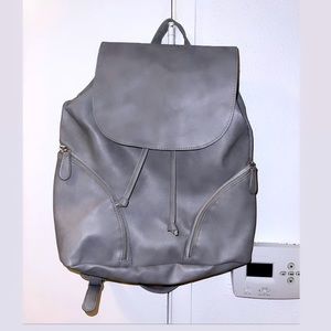 Gray backpack